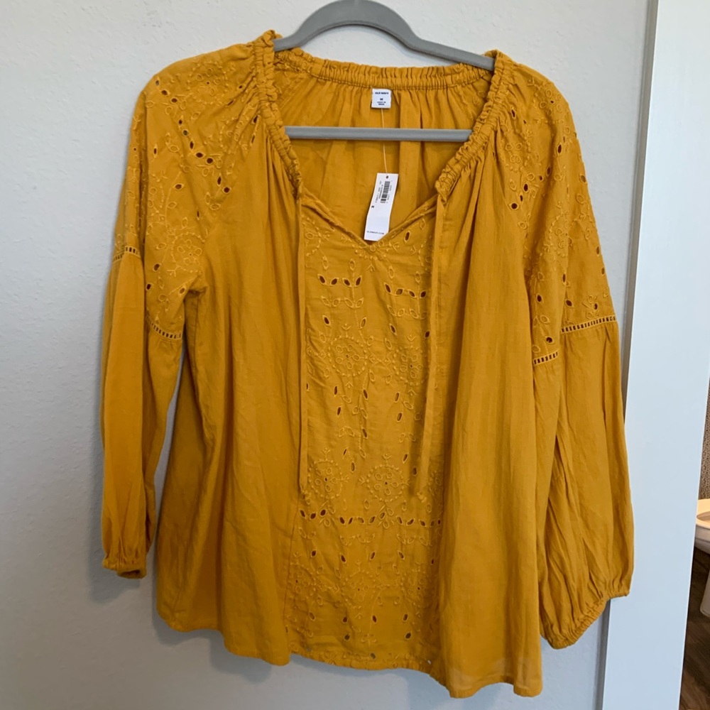 Old navy peasant top
